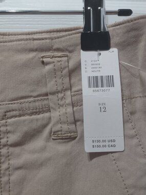 Anthropologie Maeve Naomi magic fabric pants - NWT - size 12 - neutral tan